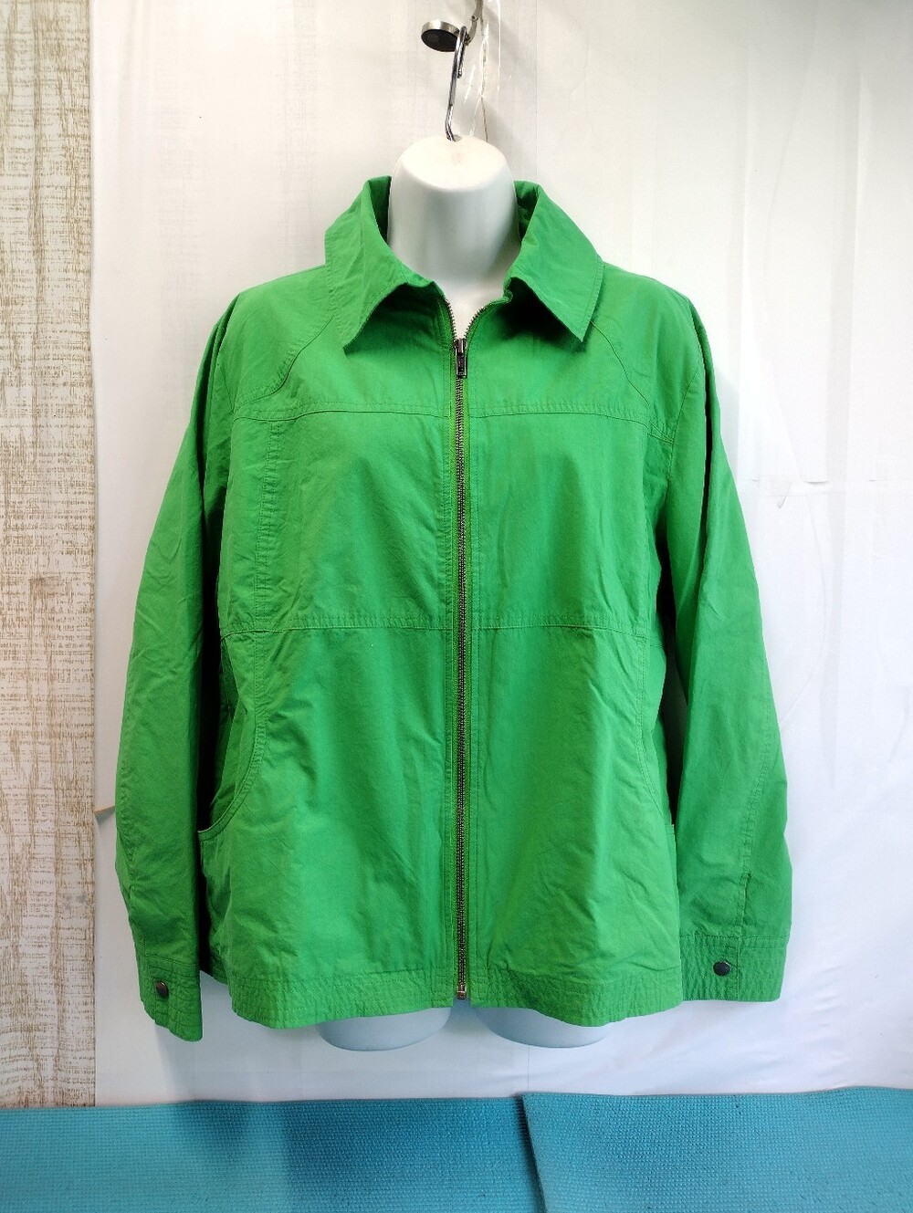 NWT Chico's Women's Zip Front Utility Jacket Cotton Sz 3 (16)
